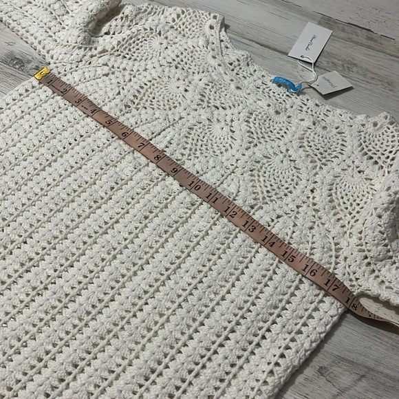 J.McLaughlin Shellona Crocheted Sweater Size Large NWT - Picture 9 of 11